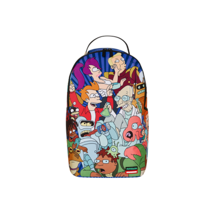 Zaino "x Futurama "Planet Express Crew" Sprayground blu con stampa simpson 910B7259 NSZ Sprayground 