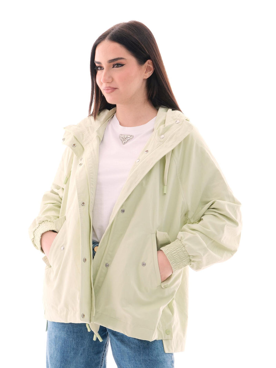 Parka corto Rino e Pelle "Bayli" verde acido BAYLI LIME CREAM Rino & Pelle 