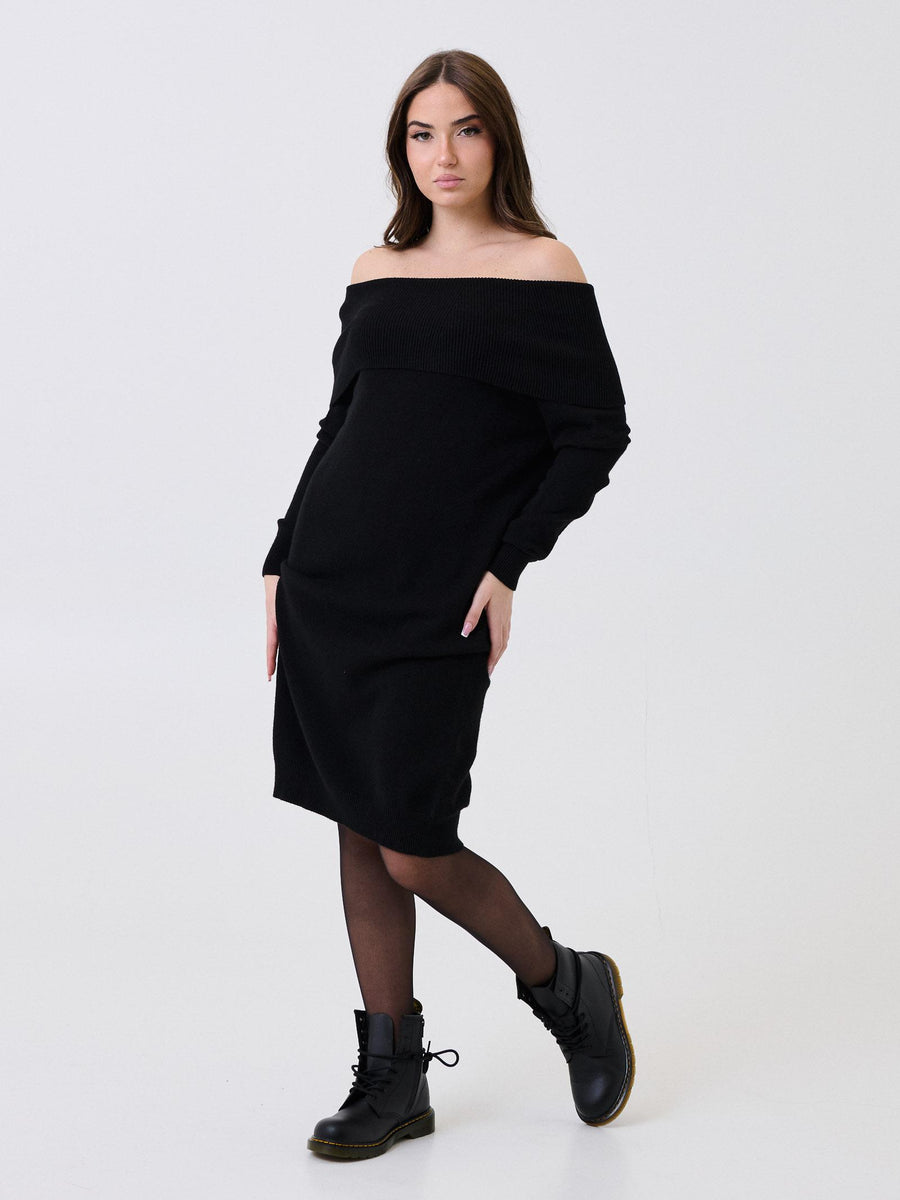 Abito con scollo a barca Armoire nero AI826 NERO Armoire 