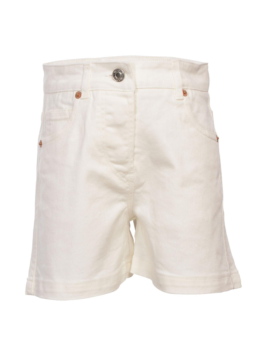 Shorts denim bianco P0545 MILK Vicolo 