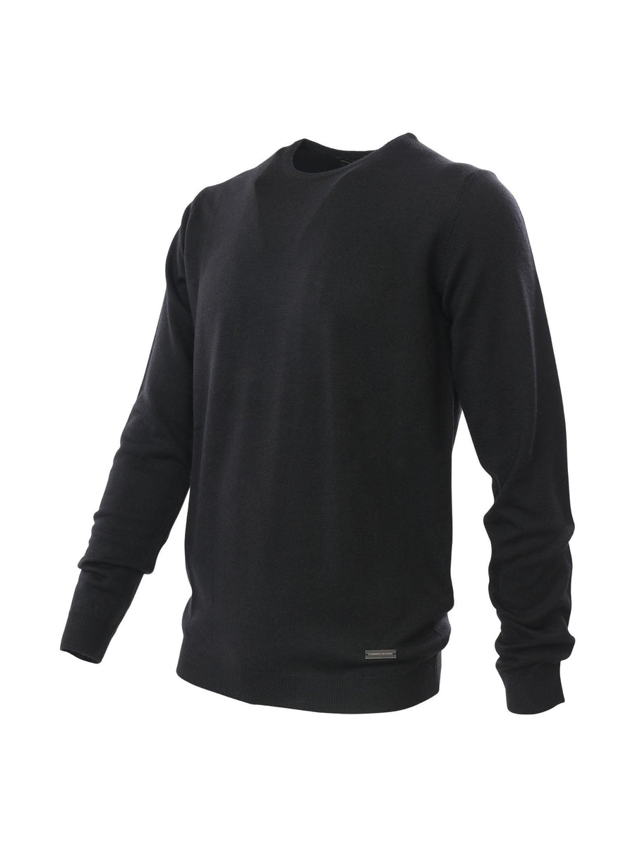 Maglioncino girocollo nero AD0085GT2024 80 Alessandro Dell'Acqua 