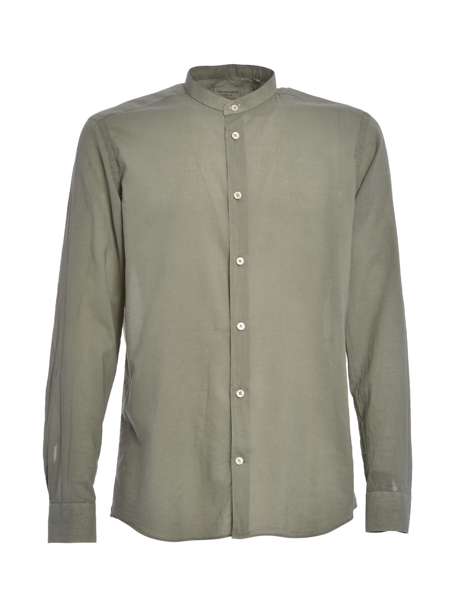 Camicia guru verde militare FS049CT033 28 Mastricamiciai 