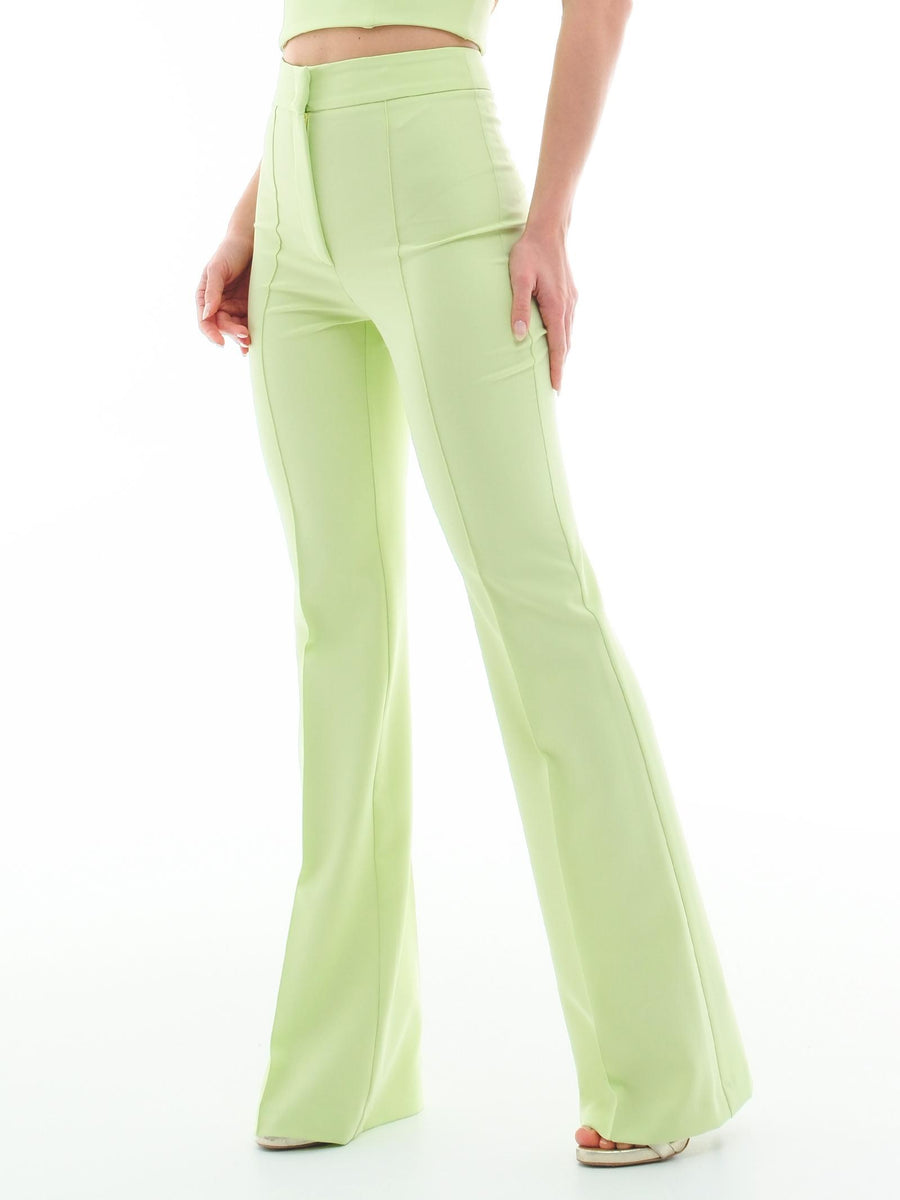 Pantalone flare Silence Limited verde light PA291B LIGHTGREEN Silence Limited 