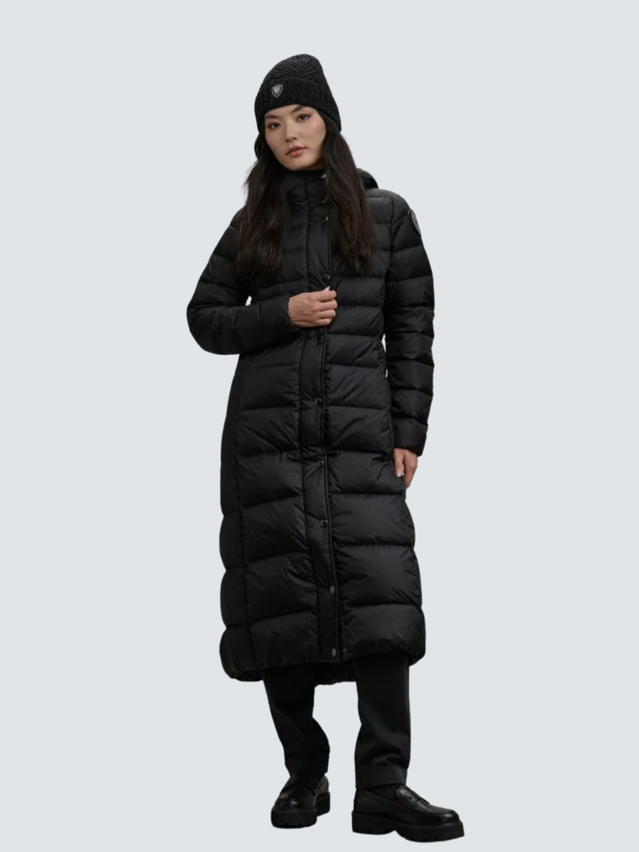 Giubbino lungo sfiancato "Anita" Blauer nero BLDK03101 999 Blauer 