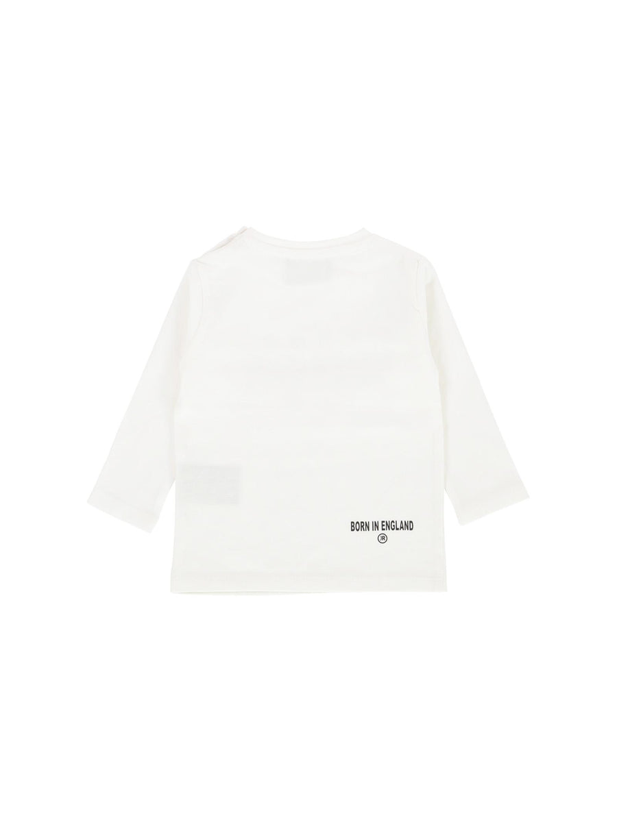 T-Shirt John Richmond bianca maniche lunghe rock/roll RIA24034TS WHI John Richmond 