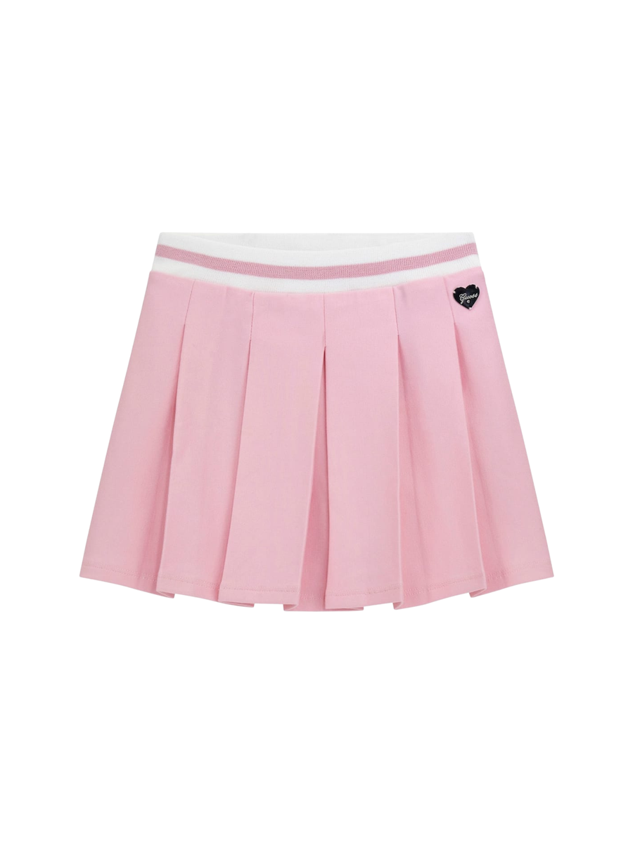 Gonna Guess plissettata rosa con vita elasticizzata a righe K5RD11KAUH0 G65U Guess 