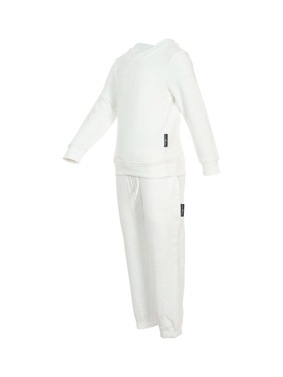 Completo John Richmond bianco con logo tono su tono RBA25006CF OFF-WHITE John Richmond 