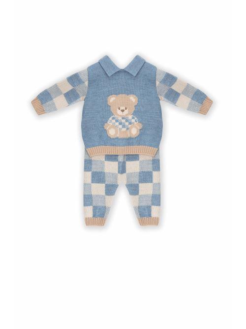 Completo a quadri con teddy IB5050 13 Marlù 