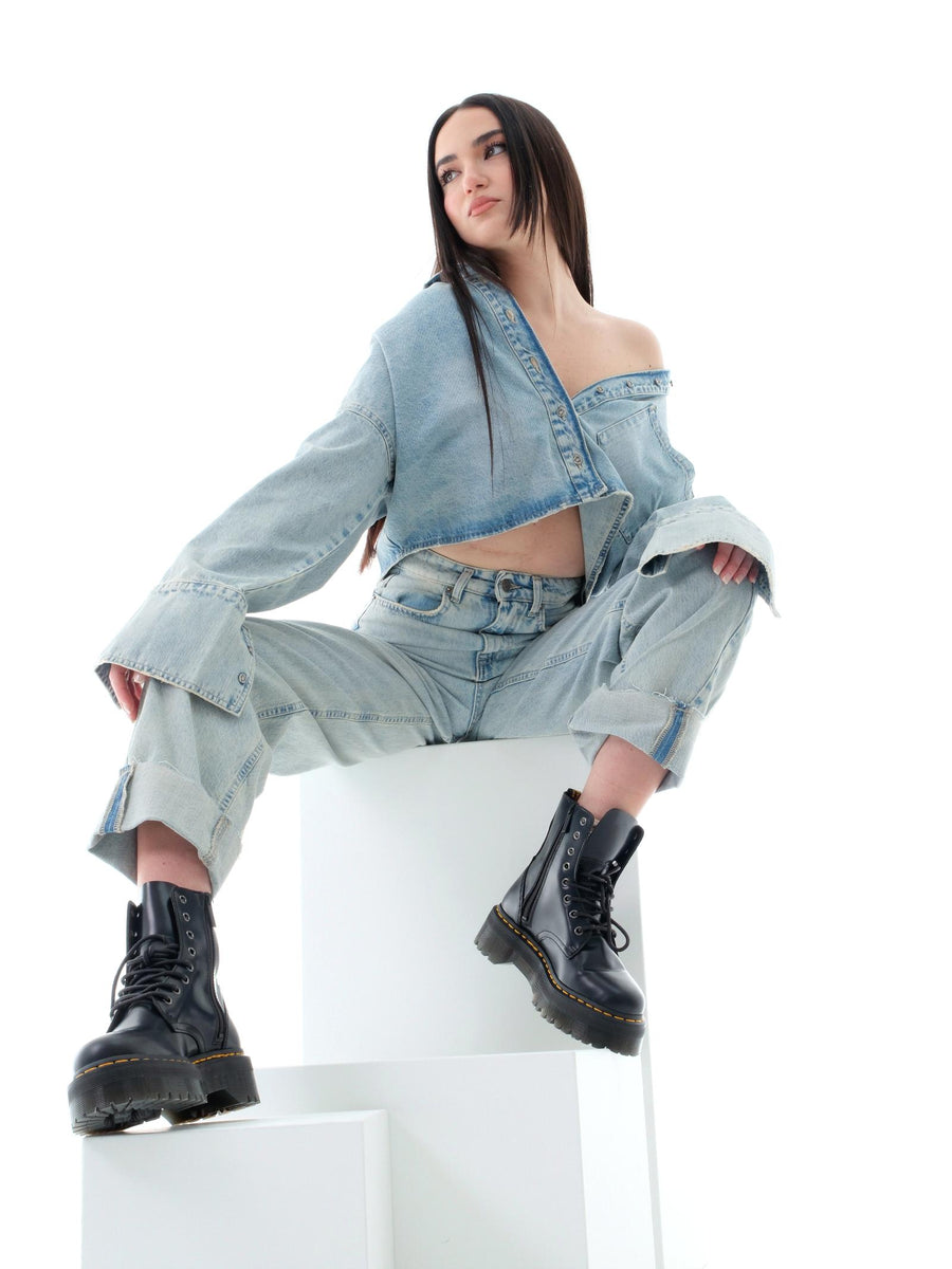 Jeans phoebe Vicolo azzurro in denim DD5126 DNM Vicolo 