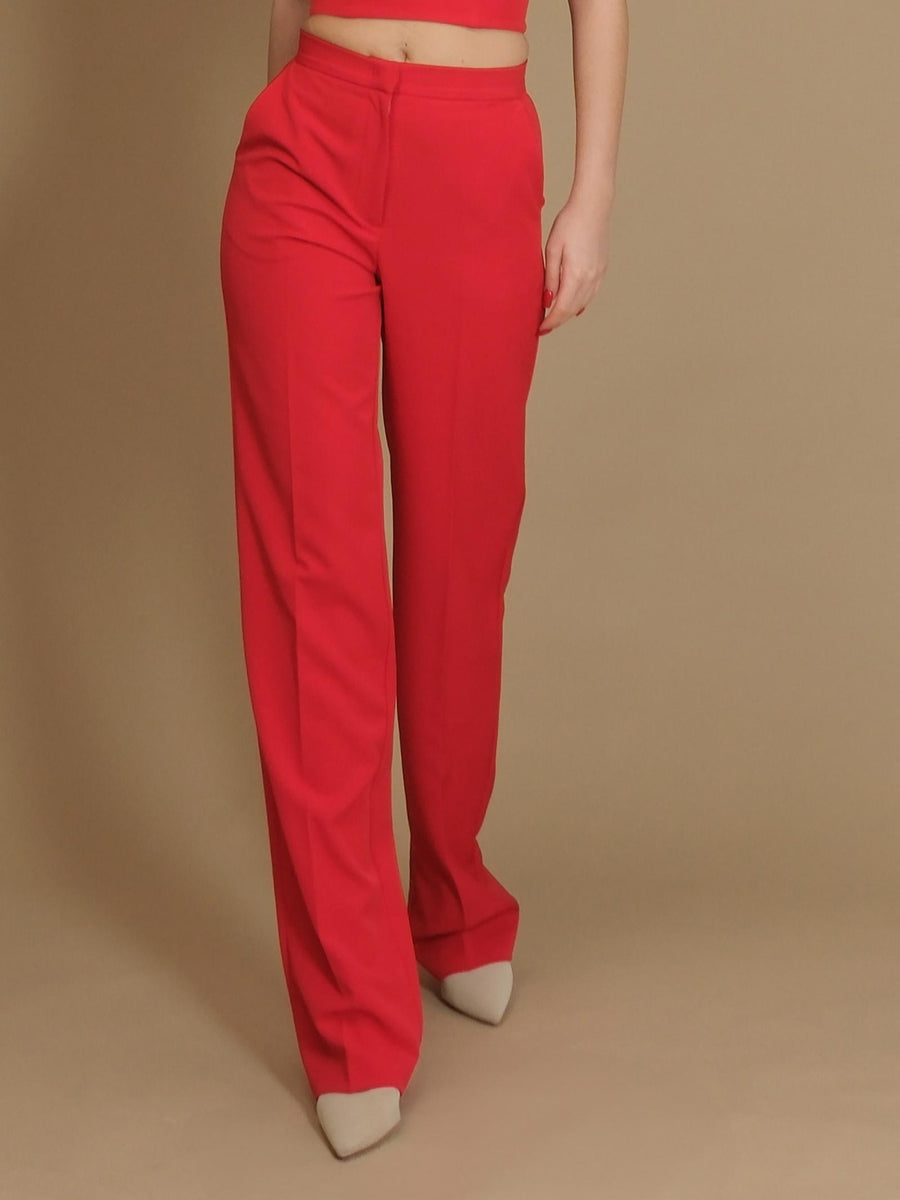 Pantalone Silence Limited basic a palazzo rosso SD2012B ROSSO Silence Limited 