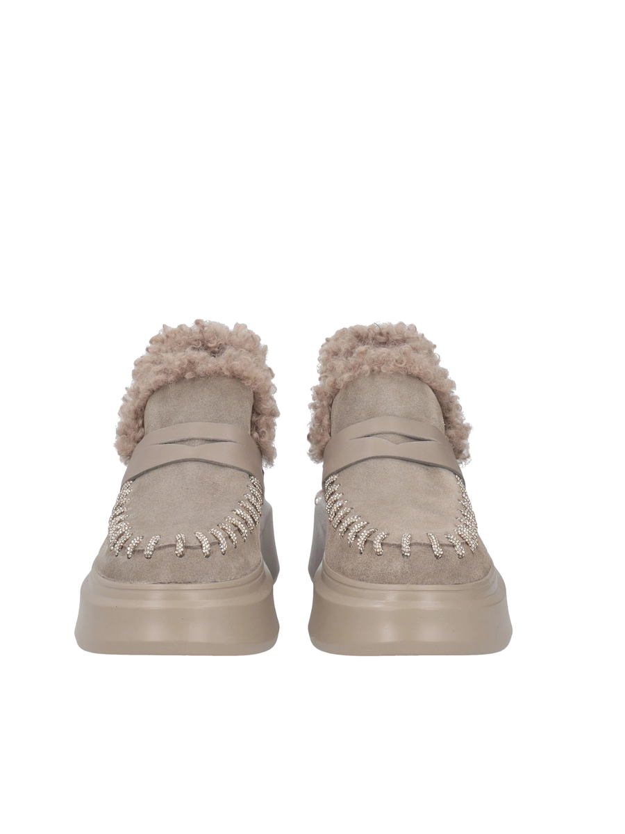 Stivaletto "Vivienne" Tosca Blu fango in suede SF2553S560 C64 Tosca Blu 