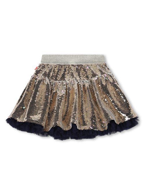 Gonna oro paillettes U20641 Z98 Billie Blush 