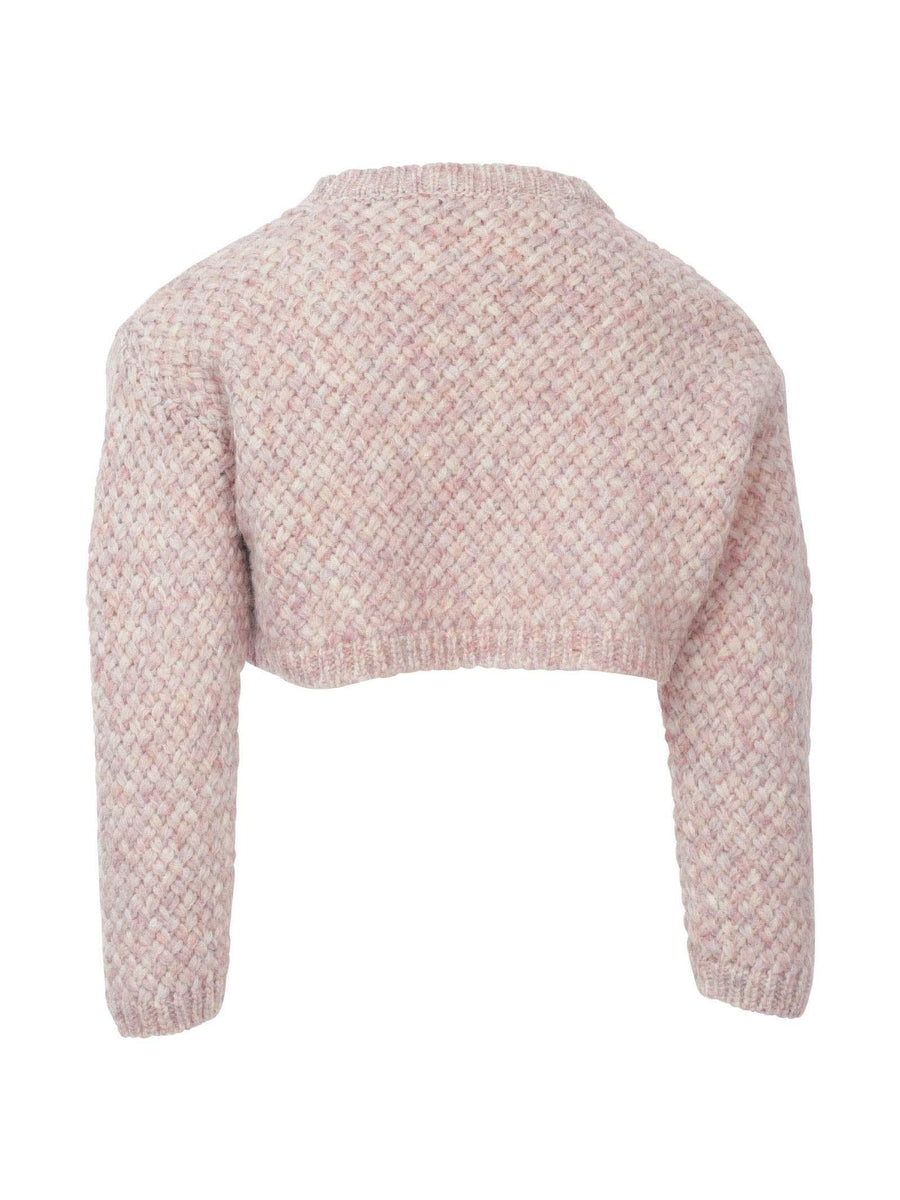 Maglioncino cropped intrecciato 2R9A00W0084 504 Douuod 