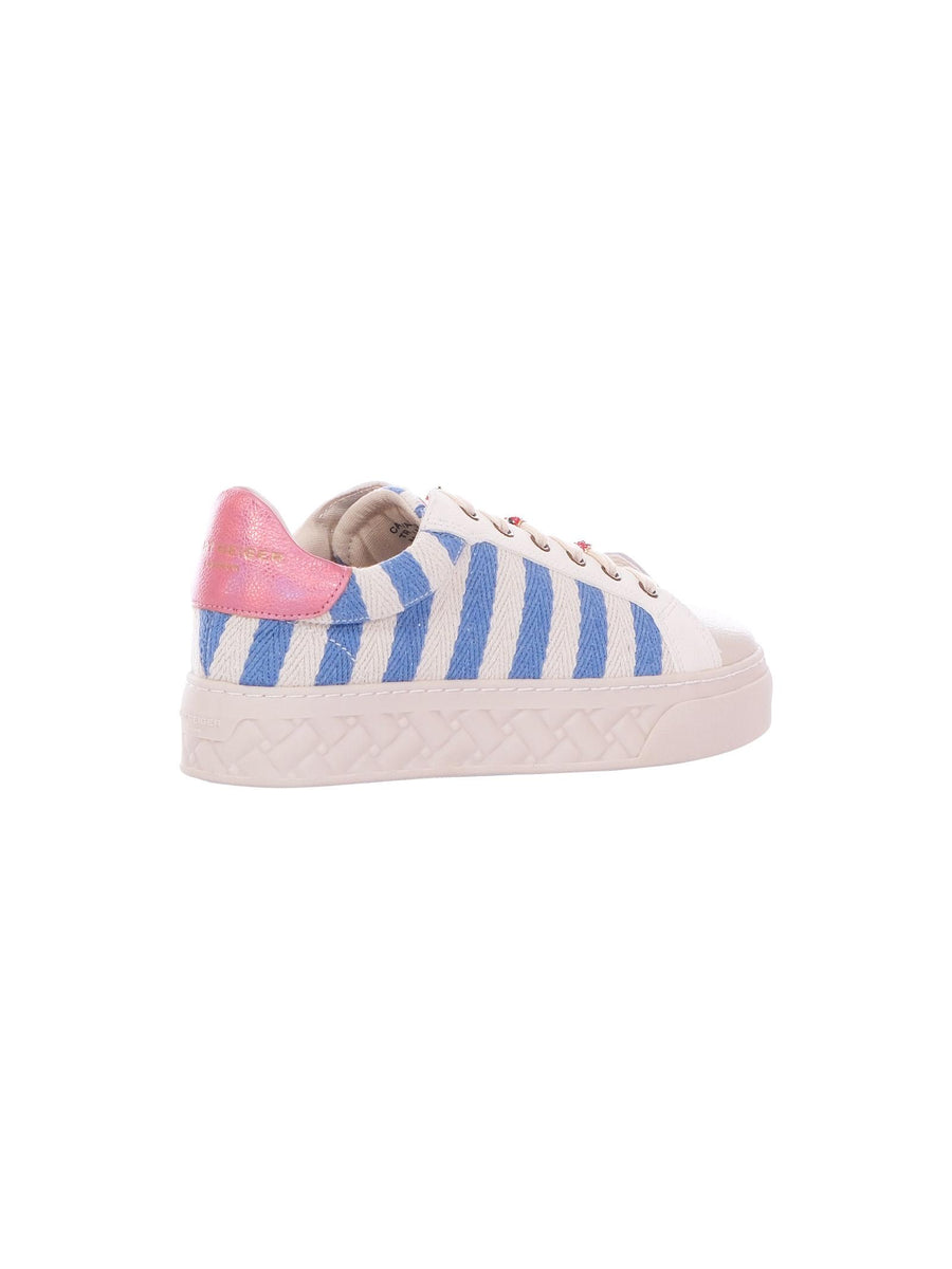 Sneakers Kurt Geiger bianca con dettagli azzurri e fragoline 1290789339 BLUE Kurt Geiger 
