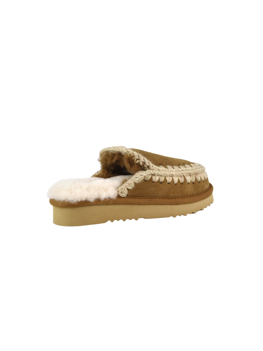 Mou " Eskimo Slipper Suede" cognac MU.FW101125A COG Mou 
