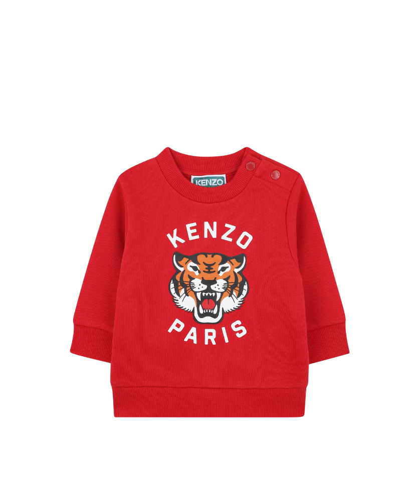 Completo Kenzo rosso con stampa elefante e logo K61502 968 Kenzo 