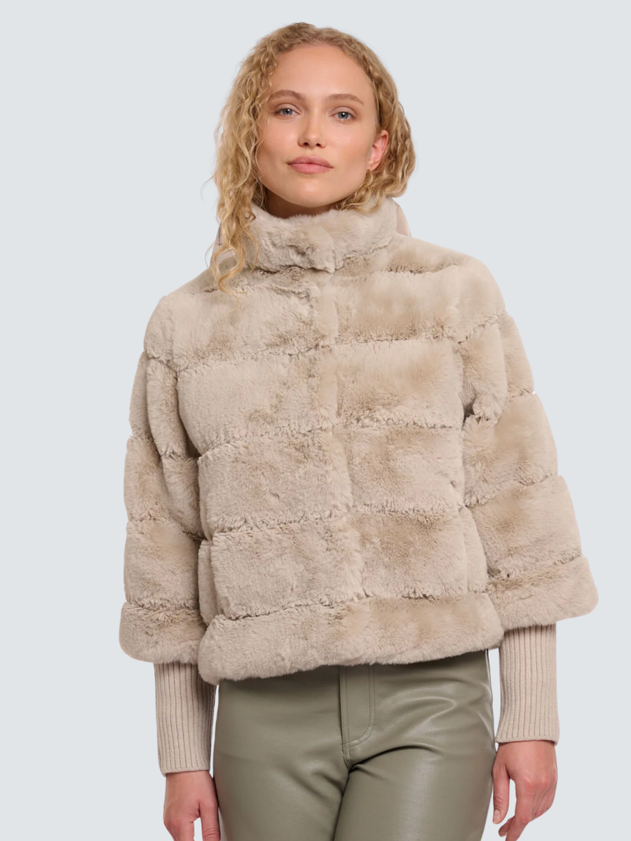 Cappotto "Feline" Rino & Pelle beige Feline.7002512 Birch Rino & Pelle 