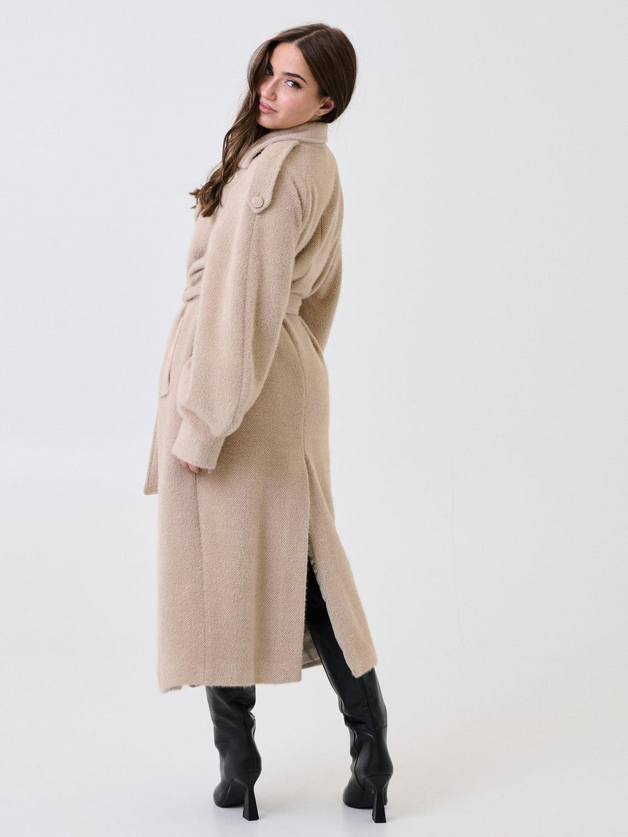 Cappotto lungo Silence Limited sabbia SD5070 SAND Silence Limited 