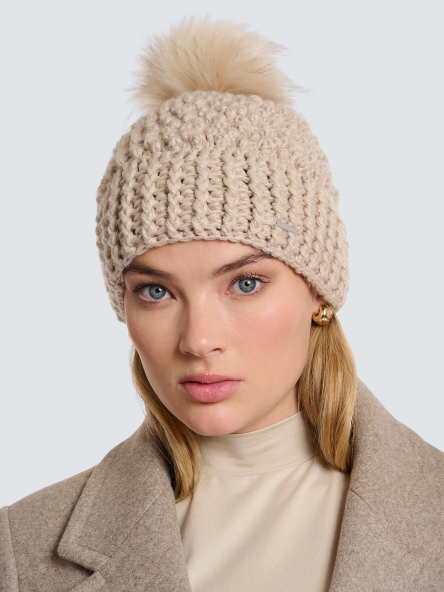 Cappello "Kevina beanie" Rino & Pelle beige Kevina.7002512 Birch Rino & Pelle 