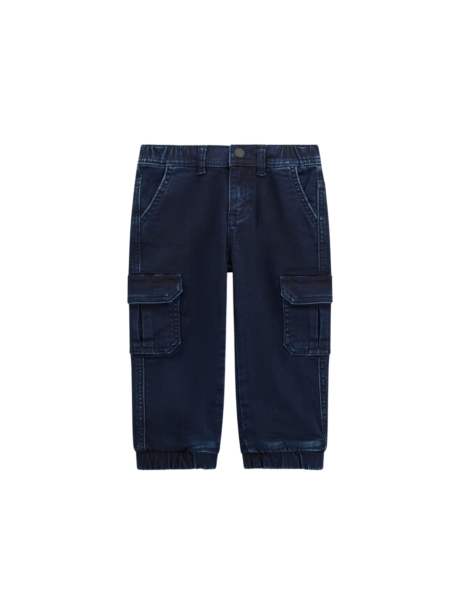 Jeans cargo Guess blu navy con tasconi laterali N5YA03KCY70 LTTO Guess 