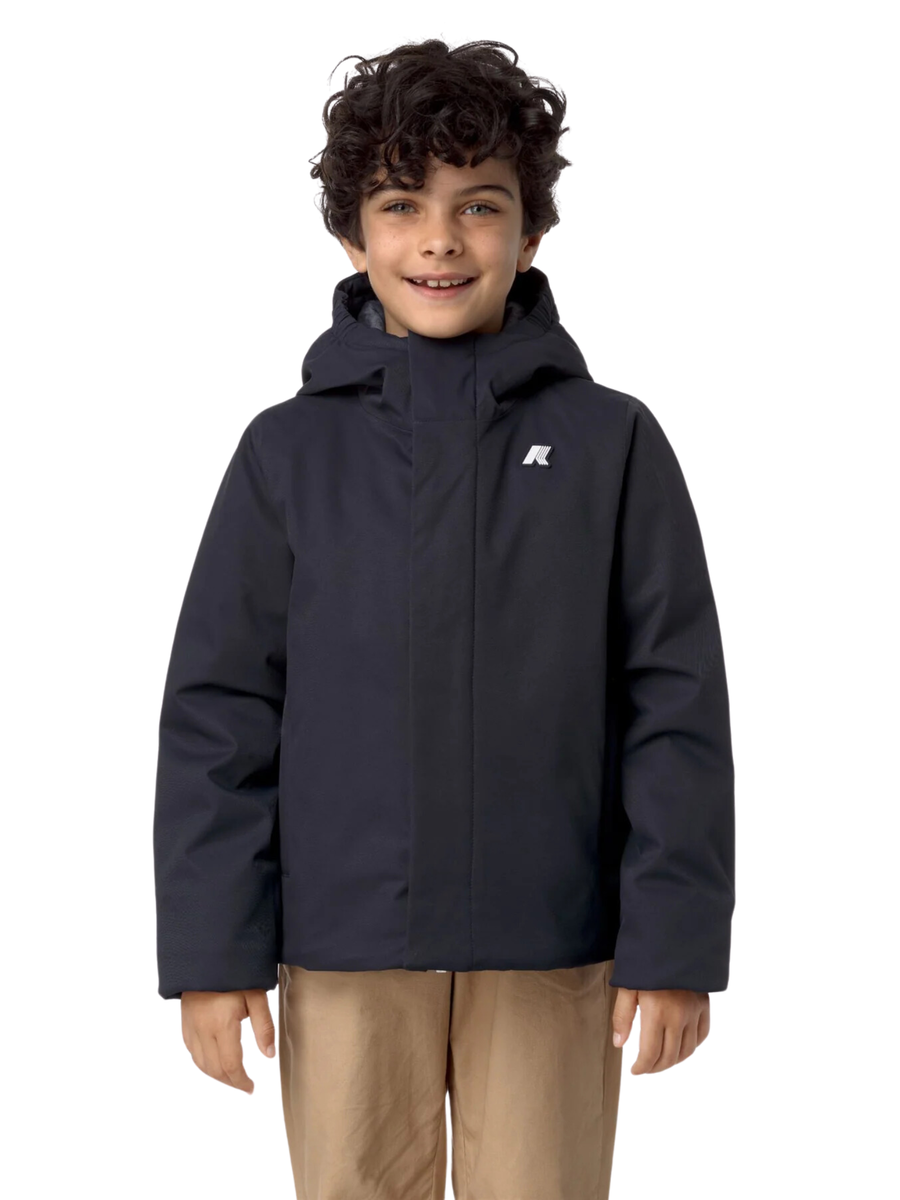 Giubbino "P. Jacko twill marmotta" K-Way blu K1128FW AL9 K-WAY 