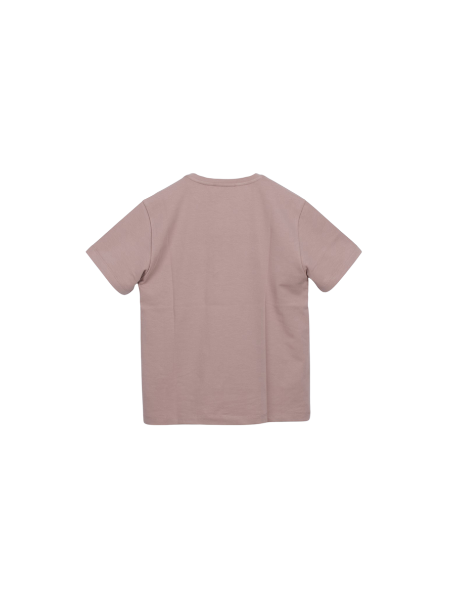 T-Shirt Elisabetta Franchi rosa con logo in strass EFTS242 C041 Elisabetta Franchi 