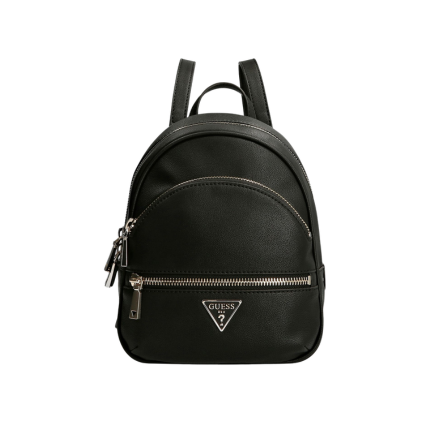 Zaino Guess nero con logo triangolare e dettagli in metallo HWBG7118320 BLA Guess 