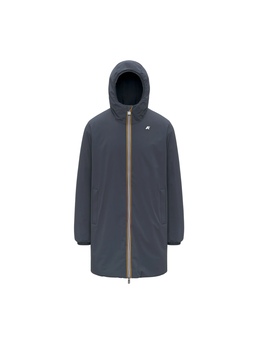 Giubbino "Jacob St Warm double" K-Way blu scuro e blu chiaro K6128WW B2H K-WAY 