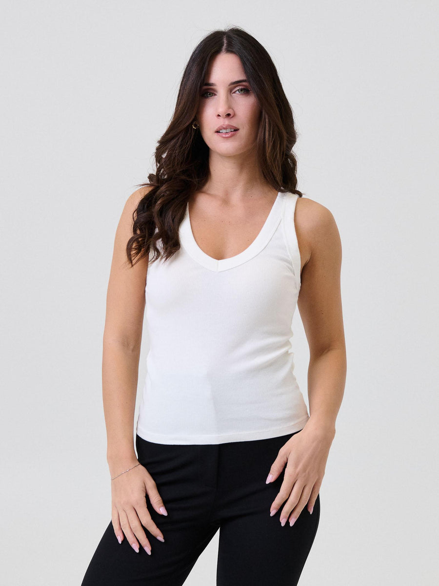 Canotta Vicolo bianca UF0037 BIANCO Vicolo 