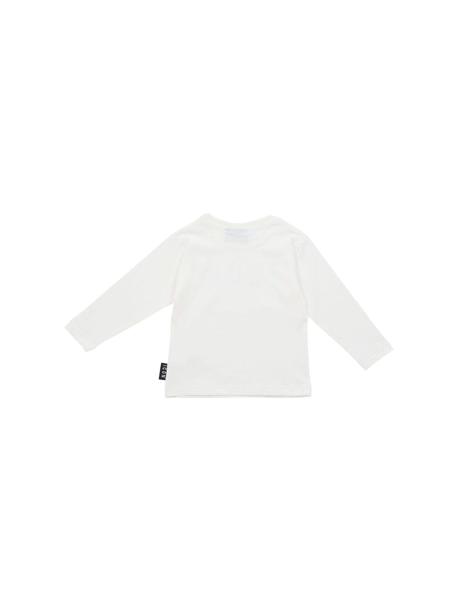 T-Shirt a maniche lunghe Icon bianco panna L00875 PANNA Icon 