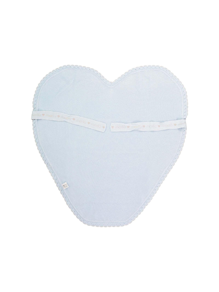 Coperta cuore azzurro e noce ELCUORE 4PNO Marlù 