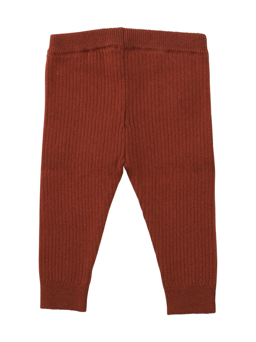 Leggings marrone a coste Y04114 MARR Carrement Beau 