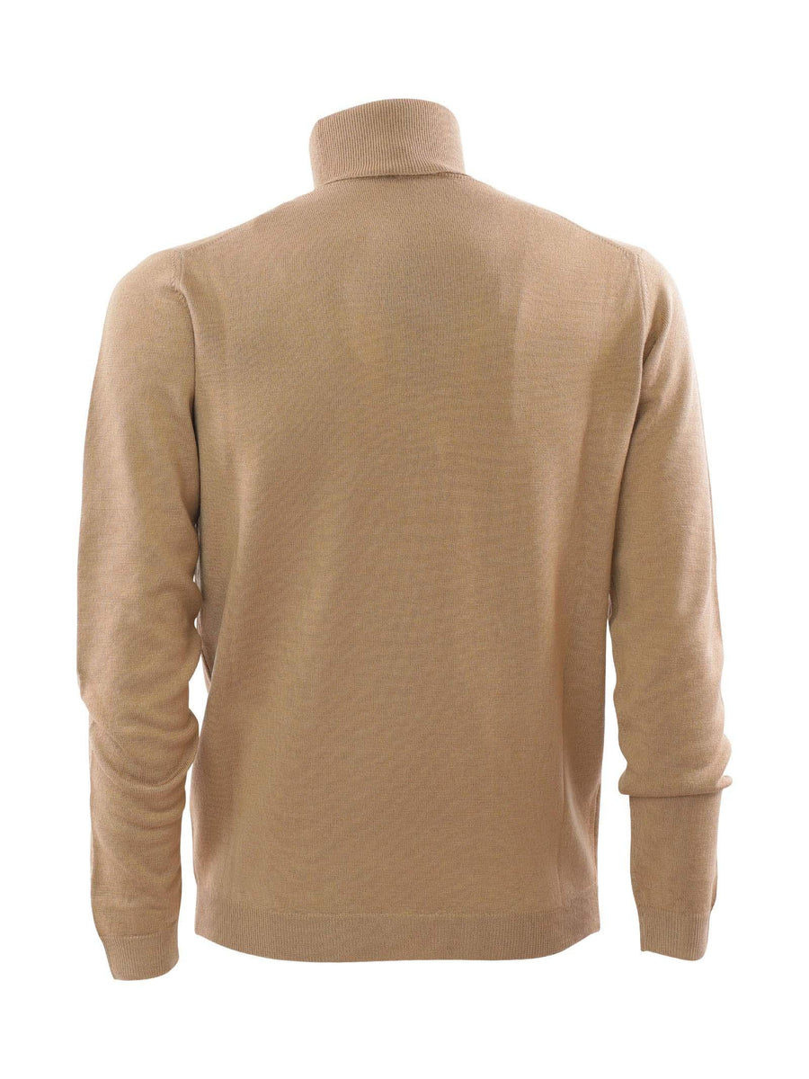 Maglioncino dolcevita cammello AD0085DT2024 15 Alessandro Dell'Acqua 