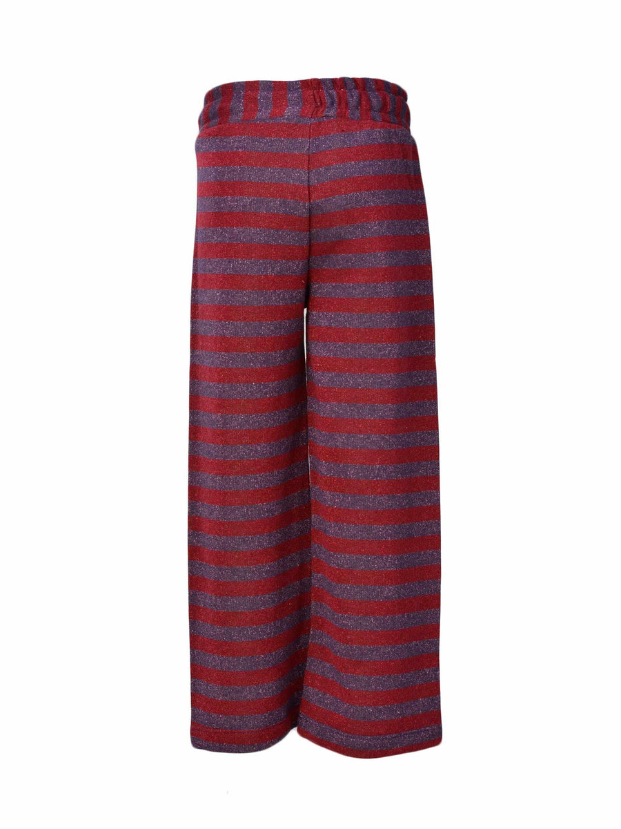 Pantalone in maglia viola e rosso F0059 GRP kontatto 