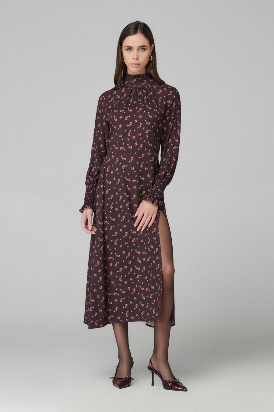 Abito "Scarlett" Mar De Margaritas marrone fantasia floreale MMABW01291 MA58 Mar De Margaritas 