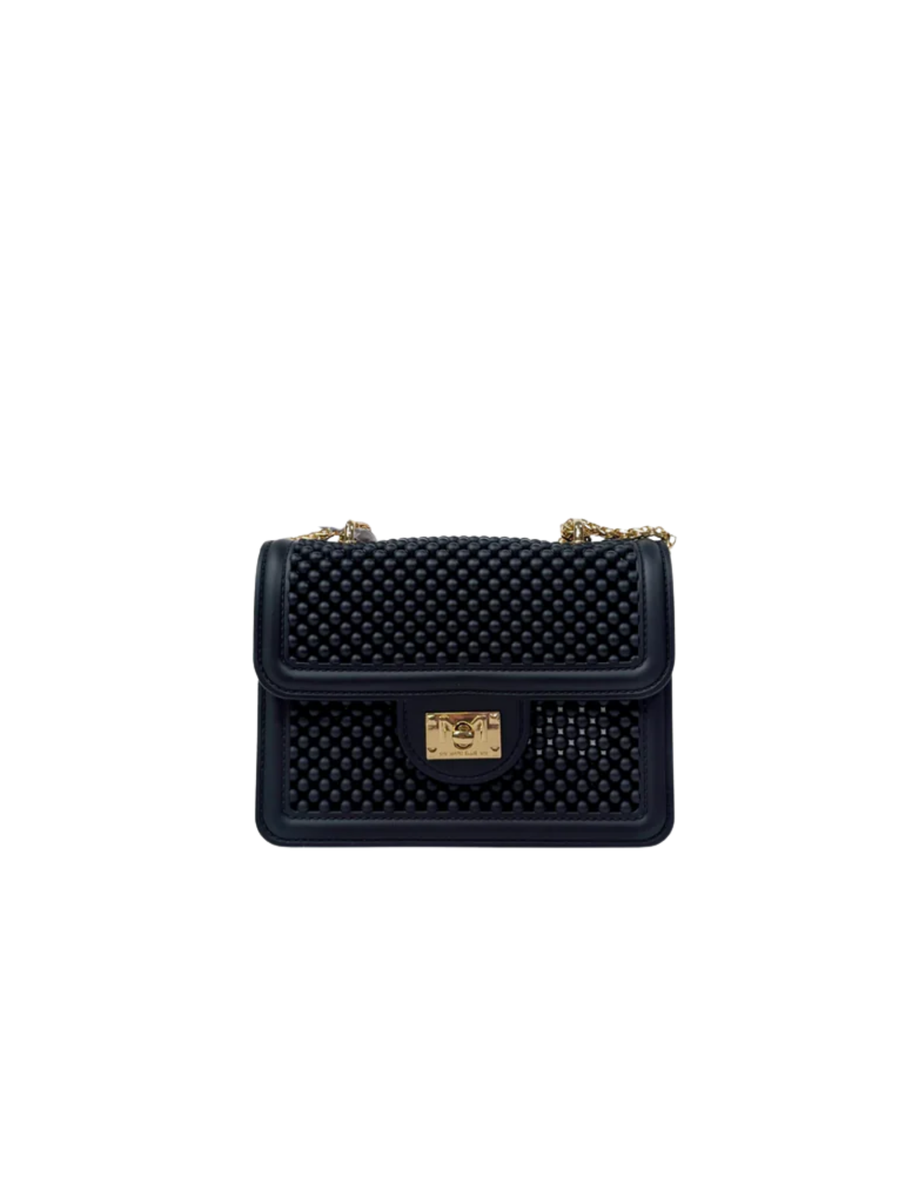 Borsa "Flat Bal Cliash" Marc Ellis nera FLATBALCLI BLACK / LIGHT GOLD Marc Ellis 