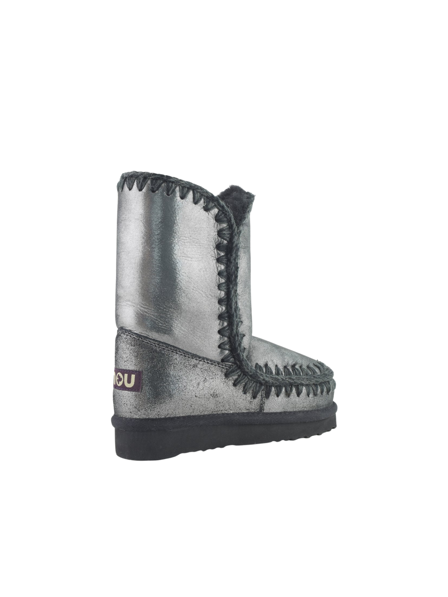 Mou "Eskimo 24 Special Leather" microglitter neri MU.FW101000C MGBLK Mou 