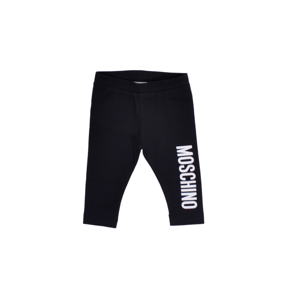 Leggins nero logo laterale Moschino MJP02B 60100 Moschino 