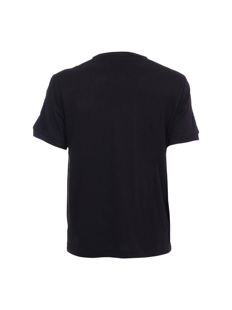 T-Shirt Armani EA7 nera con bande a contrasto 7M001037 UC001 Armani EA7 