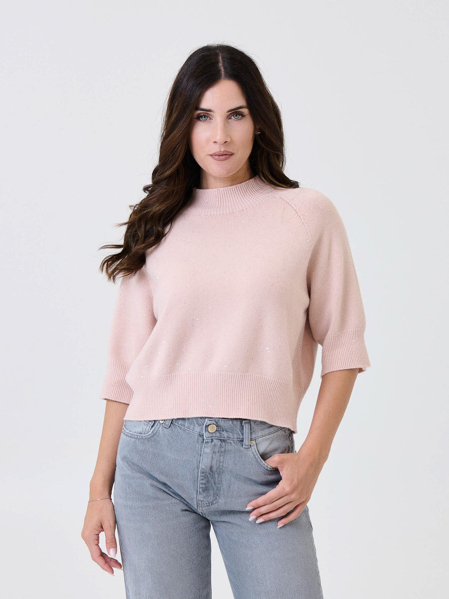 Maglione a 3/4 Kontatto rosa 3M0903C ROSA kontatto 