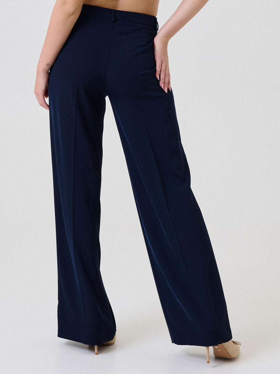 Pantalone a palazzo "Kadì" Armoire blu 25518 BLU Armoire 