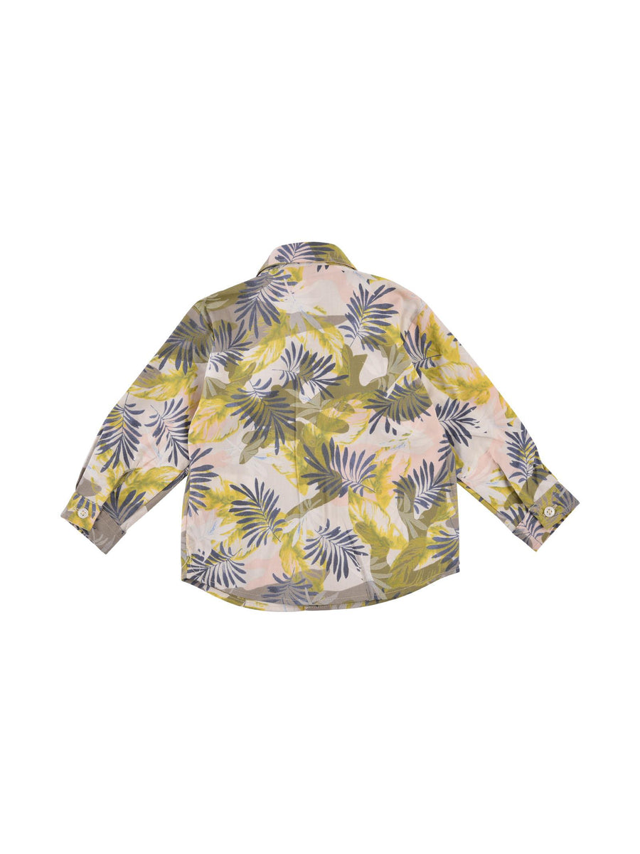 Camicia tropicale MR1675 BLU Manuel Ritz 