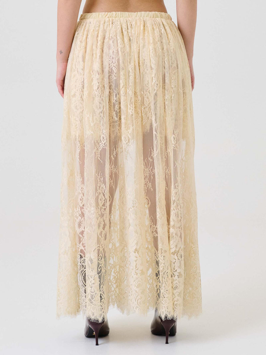 Gonna lunga in pizzo Vicolo burro TF0573 BURRO Vicolo 