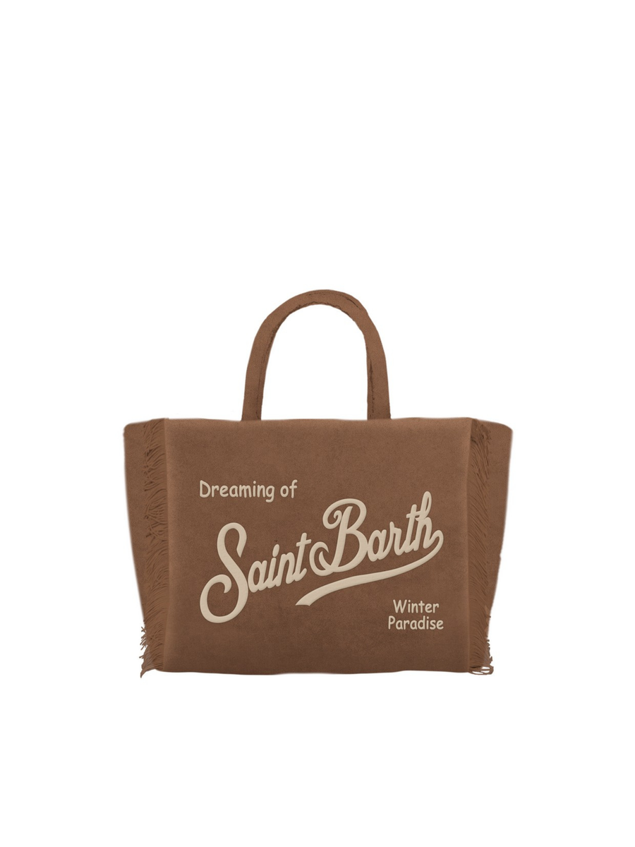 Borsa Vanity mini "18 emb" Saint Barth marrone VAMI027 01042I MC2 SAINT BARTH 
