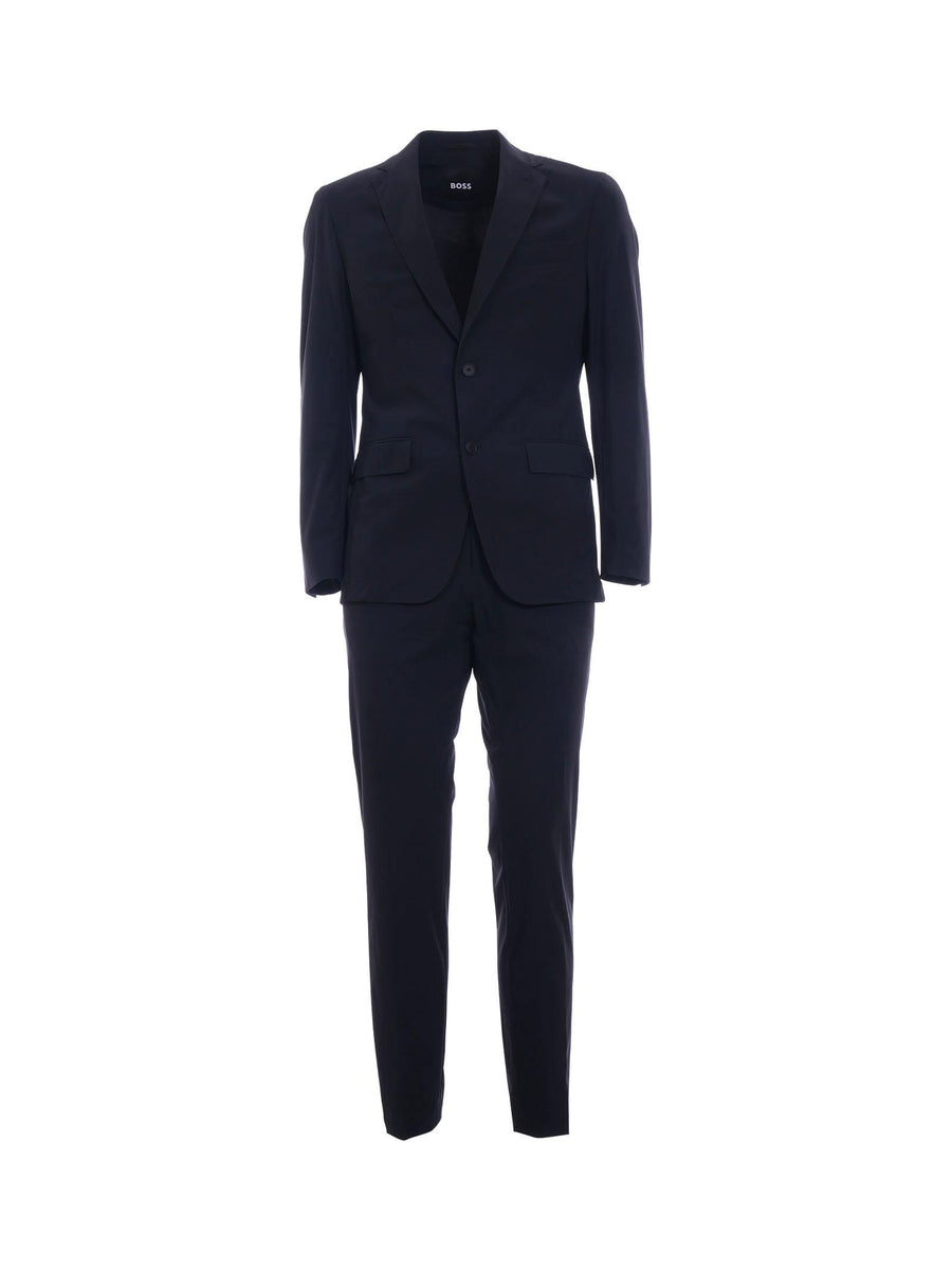 Abito Boss blu slim-fit in tessuto tecnico stretch 50534979 404 Boss 