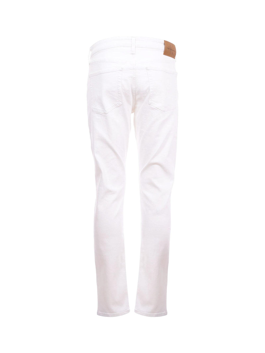 Jeans slim tapered Calvin Kelin bianco J30J327541 1AA Calvin Klein 