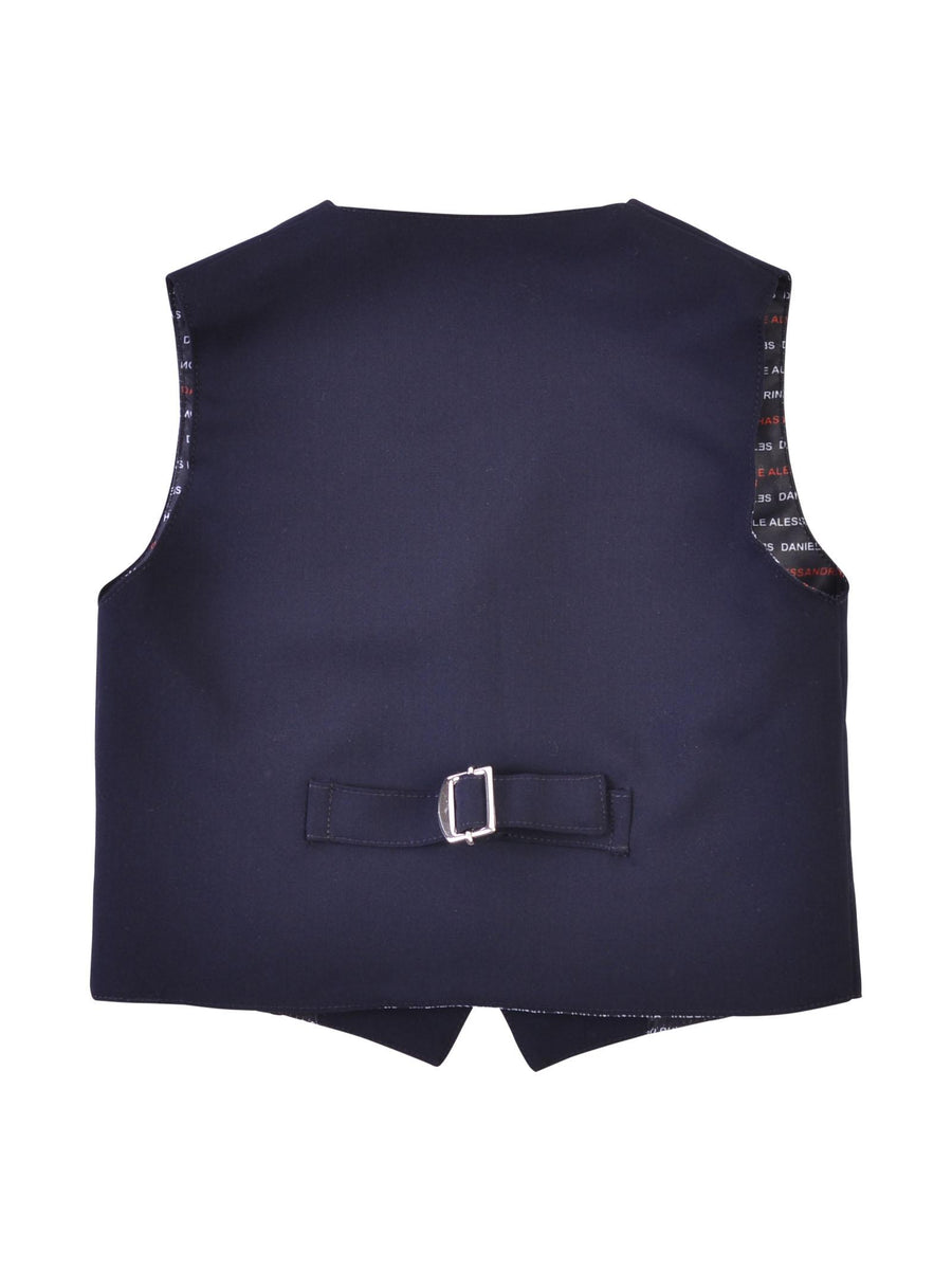 Gilet monopetto blu B0783 BLUE Alessandrini 