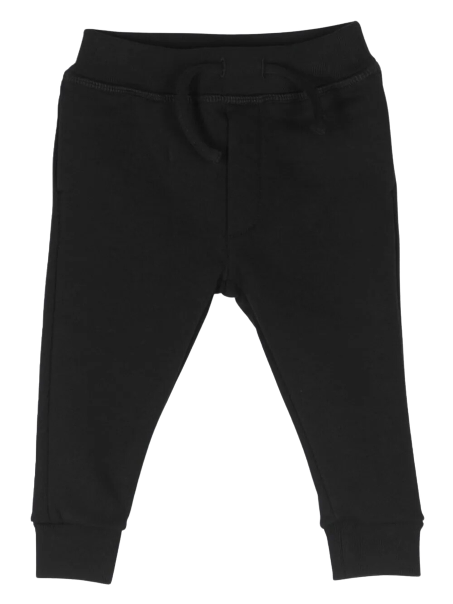 Joggers neri con stampa logo bianca DQ1801D003G DQ900 Dsquared 