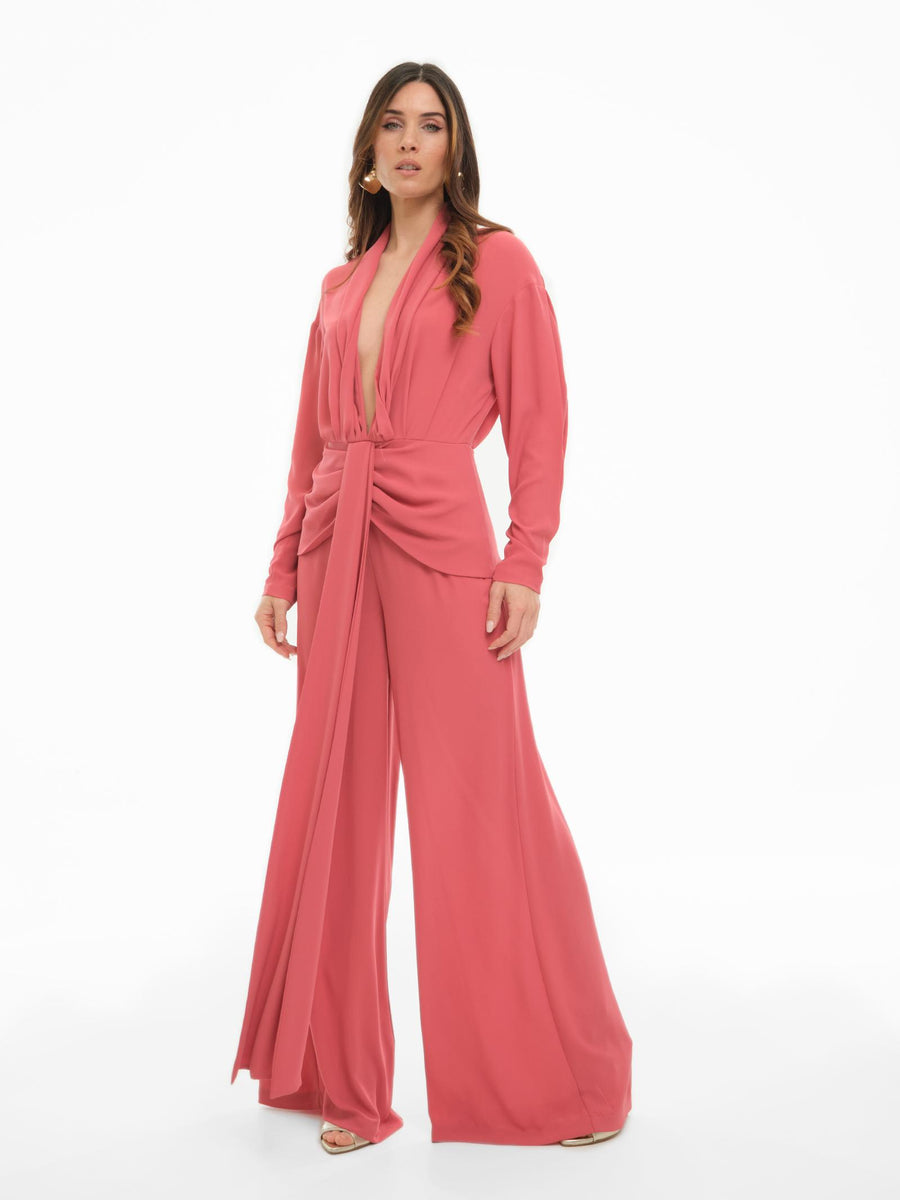 Jumpsuit "gala" Silence Limited bianco ombretto TUT649 OMBRETTO Silence Limited 