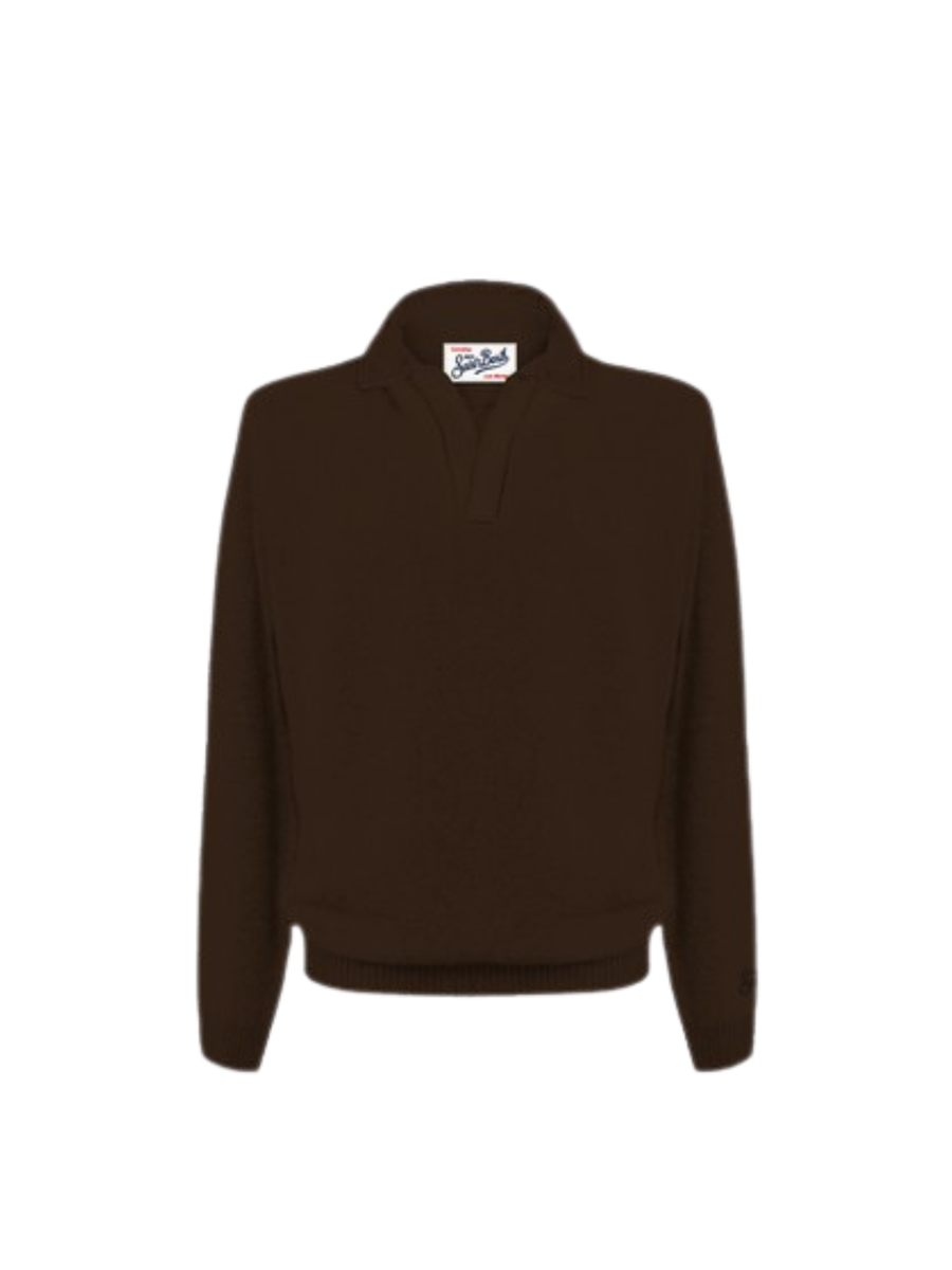 Maglione "62" Saint Barth marrone COV0005 00029I MC2 SAINT BARTH 